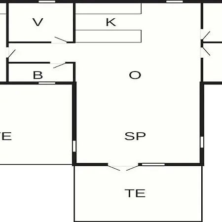 Casa de Férias 6 Person In Hojslev-by Traum