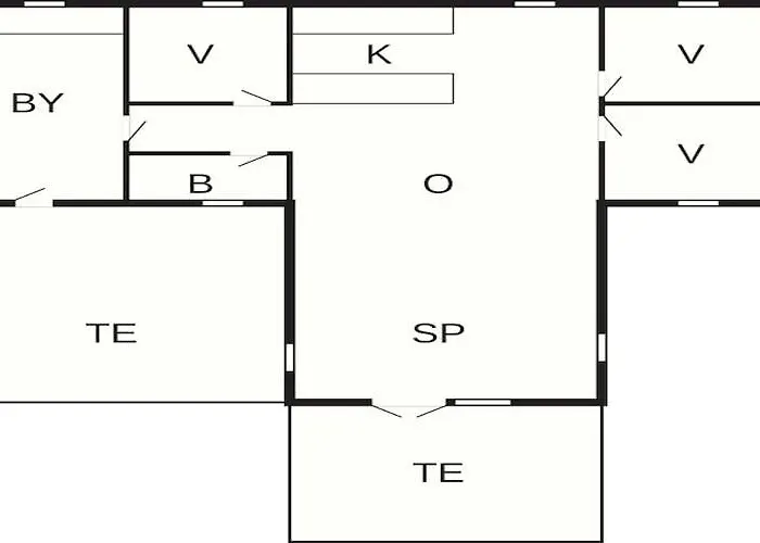 بيت للعطل 6 Person In Hojslev-by Traum